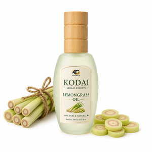 Aceite Esencial de Limoncillo de Tamil Nadu 100% Puro y Natural de Primera Calidad, Destilado al Vapor, para Aromaterapia y Cuidado Facial, Kodai Global Export - Product Image 1