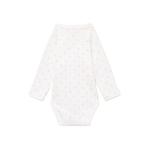 Body de Manga Larga para Bebé, 100% Algodón, Cierre Lateral con Botones a Presión, Diseño Cruzado, Suave y Transpirable - Product Image 4