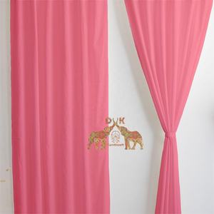 Juego de cortinas de algodón elegantes de alta calidad, lisas y de color sólido, para decoración del hogar y hoteles, cortinas para ventanas y puertas. - Product Image 5