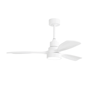 48-Inch Solid Wood <b>LED</b> <b>Ceiling</b> Fan with <b>Dimmable</b> <b>Light</b> and 6-Speed Reversible DC Motor - Product Image 1