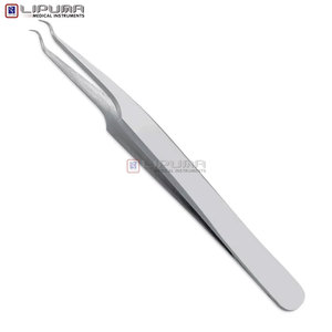 Compre Pinzas de Precisión de Acero Inoxidable con Diseño de Logotipo Personalizado, Antideslizantes, con Punta Inclinada, Duraderas y de Diseño Moderno a Precio Económico - Product Image 3