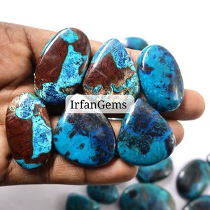 Piedras Preciosas Sueltas de Azurita Natural, Mezcla de Tamaños y Formas, Lote de Piedras Preciosas Naturales al por Mayor, Precio de Fábrica, Cabujones de Azurita Shattuckita - Product Image 2