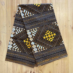 Tissu imprimé africain Kitenge en popeline de coton peigné 100% coton, uni, résistant aux plis, poids moyen 120 GSM, pour robe - Product Image 6