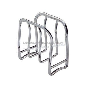 Porte-serviettes en fil de fer en acier inoxydable Design de luxe Table à manger en fil de fer en métal Porte-serviettes en argent au meilleur prix et à bas prix - Product Image 2