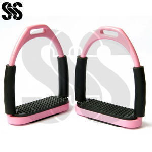 Étriers Flexibles Haute Performance Antidérapants Légers en Acier Inoxydable pour l'Équitation - SHER SONS SPORTS Tailles/Couleurs Personnalisées - Product Image 2
