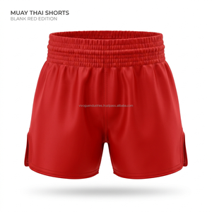 Shorts de Muay Thai pour femmes, impression par sublimation personnalisée, OEM, séchage rapide, satin, marque privée, kickboxing, MMA, arts martiaux, vente en gros - Product Image 2