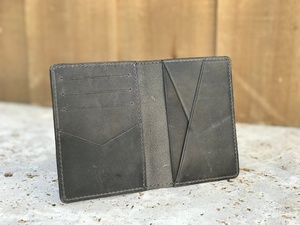 Portefeuille fin à rabat avec poche avant, minimaliste, personnalisé, en cuir, porte-cartes de crédit, pour les demoiselles d'honneur, pour lui, LCR-0017 - Product Image 4