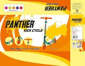 Trottinette Panther pour enfants de 3 à 6 ans, fournie directement par l'usine, avec guidon réglable et conception de conduite en extérieur sécurisée - Product Image 4