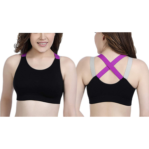 Nouveau soutien-gorge de sport pour femmes de haute qualité, uni, confortable, service OEM, soutien-gorge de sport respirant de haute qualité à vendre, personnalisable - Product Image 4