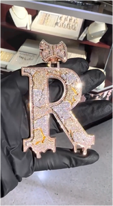 Nuevo Colgante de Diamantes Hiphop Personalizado, Plata de Ley 925, Colgante de Moissanita CRA VVS, Joyería Fina Personalizada para Hombre - Product Image 3