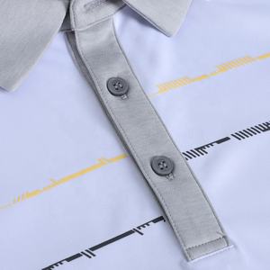 Venta caliente nuevo 100% poliéster algodón Polo camisas hombres personalizado OEM ligero transpirable Polo algodón camisetas - Product Image 6