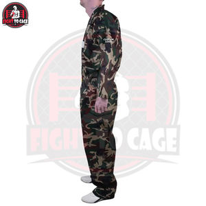 Uniforme de Estilo Libre de Corte Regular para Artes Marciales y Kickboxing - 65% Poliéster/Algodón, Transpirable, Antidesgarro, de Secado Rápido - Product Image 5