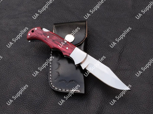 Navaja de Bolsillo Plegable EDC de Acero Inoxidable Hecha a Mano de Alta Calidad, para Caza, Camping, Búsqueda y Rescate, Afilada como una Navaja, Profesional - Product Image 2