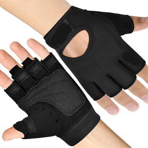 Guantes de Levantamiento de Pesas SAMROZ SPORTS para Gimnasio y Entrenamiento, Protección Antideslizante para la Palma, Guantes de Ejercicio de Medio Dedo para Powerlifting - Product Image 1