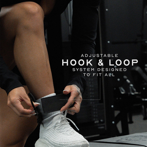 สายรัดข้อเท้าปรับระดับได้สำหรับออกกำลังกายด้วยเครื่องเคเบิล ใช้สำหรับบริหารขา กล้ามเนื้อก้น และการฝึกคิกแบ็ค - Product Image 4