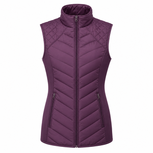 Chaleco de equitación para mujer, cómodo para usar en capas al aire libre, poliéster, spandex, nailon, sin mangas, OEM - Product Image 3