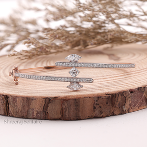 สร้อยข้อมือเพชรสำหรับผู้หญิง10K 14K 18K HPHT CVD ได้รับการรับรองจากห้องปฏิบัติการ - Product Image 4