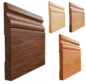 Traditional Wood Baseboard Molding Trim for Wall Ceiling Door Furniture Smooth Surface Durable Eco-Friendly Moisture-Resistant - Product Image 1