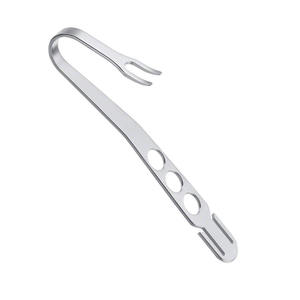 Retractor de Hueso Hohmann Curvo de 180mm y 240mm con Punta en U, Elevador de Hueso Ortopédico Quirúrgico, Retractor de Hueso CE OEM - Product Image 1