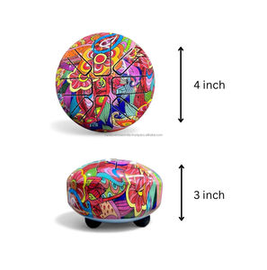 กลองเหล็ก 8 โน้ต พร้อมไม้ตี เครื่องดนตรีแฮนด์แพน สำหรับดนตรี สมาธิ โยคะ การบำบัดด้วยเสียง การผ่อนคลาย ของขวัญ - Product Image 6