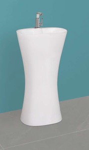 ONE PIECE <b>BASIN</b> EASILY HANDWASH BENTALO SERIES 355X455X840mm SIZE - Product Image 2