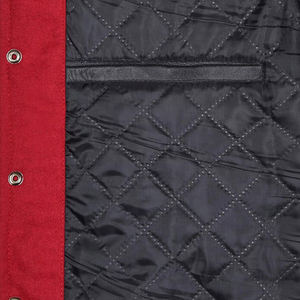 Chaqueta Varsity Verde y Blanca para Hombre, Estilo Clásico de Béisbol, con Mangas en Contraste, Abrigo Informal Cálido y Cómodo - Product Image 6