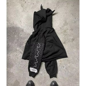 Wholesale Cotton Hoodies Custom Printed Embroidered Oversized Pullover Sweatshirt Unisex Private Label OEM ODM Supplier - Product Image 6