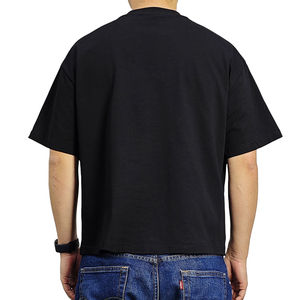 เสื้อยืดโอเวอร์ไซส์ผ้าฝ้ายออร์แกนิคน้ำหนักมาก 180 กรัม เป็นมิตรกับสิ่งแวดล้อม สั่งทำได้ สำหรับผู้ชาย ขายดี - Product Image 3