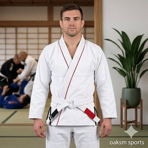 Kimono Profesional de Jiu Jitsu Brasileño con Tejido Pearl Weave, Parches Personalizados, Equipamiento de Artes Marciales, Todos los Colores y Tallas - Product Image 2