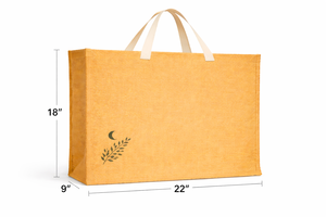 Sac fourre-tout en jute imprimé AMANI, design personnalisé, écologique, réutilisable, pour courses, cadeaux, sac en toile de jute avec poignées, Bengale occidental - Product Image 3