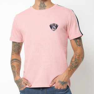 Camisetas transpirables 100% algodón para hombre, logotipo personalizado, venta al por mayor, estampadas, de corte holgado, elegantes. - Product Image 1