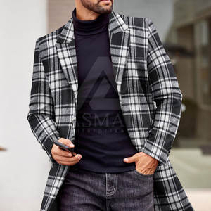 Manteau long en laine pour homme, professionnel, pour l'hiver, chaud, formel, en vente - Product Image 3