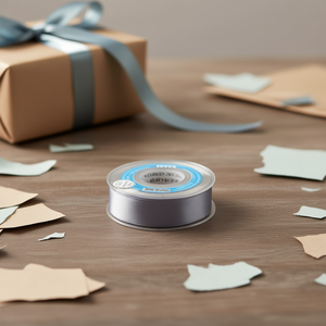 Nastro in raso Iln 1,0 cm x 25 yd Grigio D-05 - Product Image 2