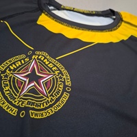 Rashguard de grappling BJJ personnalisé et respirant pour tournois sans kimono – Manches courtes, coupe compressive écologique pour adultes