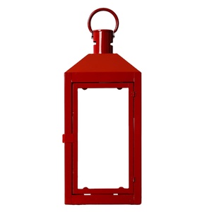 Linterna grande de hierro para decoración de interiores y exteriores, farol colgante decorativo hecho a mano de buena calidad para bodas - Product Image 1