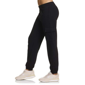Hot Selling New Style Women's Clothes Casual Slim Fit <b>Flared</b> Pant High Waist 100% Cotton Black Color Women's Pants Trousers 2026 - Product Image 2