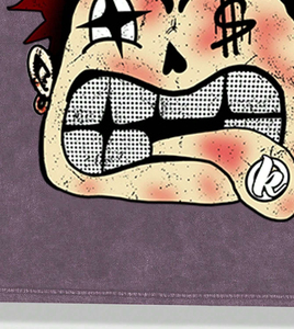 T-shirt graphique oversize à épaules tombantes pour homme, coupe carrée, en coton respirant, à manches courtes, décontracté pour le quotidien - Product Image 4