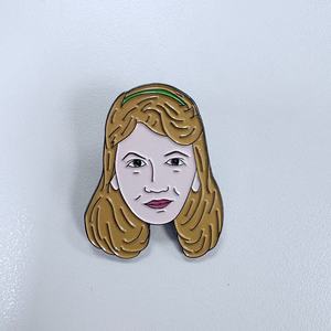 Custom Round Lapel <b>Pin</b> Cartoon Fish Printed Metal <b>Badge</b> <b>Pin</b> for Gift Apparel Decoration - Product Image 3