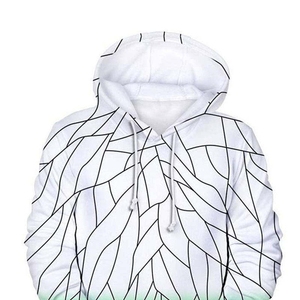 Sudadera con Capucha para Hombre, Blanca y Negra, Tejido Liso Lavado, Corte Regular, Estilo Casual Urbano, Ropa de Invierno - Product Image 6