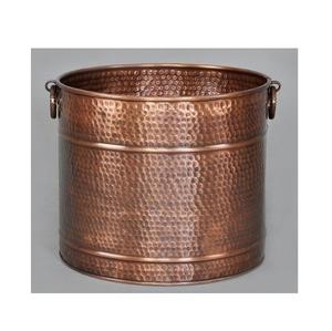 Jardinière en métal de luxe, objet décoratif design pour un aménagement haut de gamme de salon ou de patio. - Product Image 4