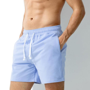 Hot Selling <b>Men</b> Shorts Front High Waist Drawstring Closure for Beach Streetwear Comfortable Sports Multicolor 100% Cotton <b>Fleece</b> - Product Image 2