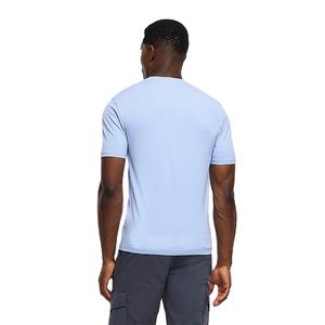 Camisetas de Manga Corta para Hombre, Cuello Redondo, Cómodas, Casuales, de Poliéster/Algodón, Secado Rápido, Transpirables, Tela de Lona, Venta al Por Mayor - Product Image 3