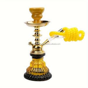 2024 gros moderne narguilé Shisha narguilé Mini verre Chicha avec bol et tuyau accessoire pour Bar et cadeau - Product Image 6