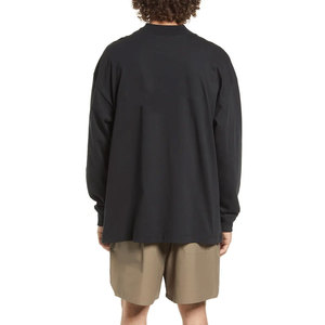 Star Crystal Enterprises Custom Quick Dry 100% Polyester Men Outdoor Sports Breathable <b>Black</b> Color Summer Long Sleeve T-<b>Shirts</b> - Product Image 4
