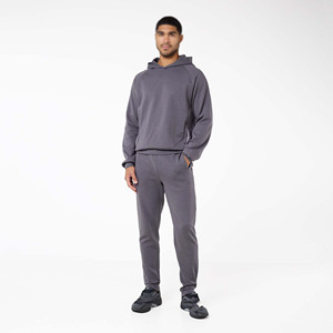 Conjuntos Deportivos Minimalistas al por Mayor, Sudaderas con Capucha y Pantalones Jogger, Ropa Deportiva Transpirable y Elegante, Proveedor de Fábrica de Producción de Ropa Masculina Personalizada OEM - Product Image 2