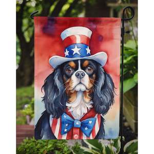 Cavalier Spaniel patriótico americano jardín bandera Multicolor buzón decorativo patio Banner para Patio ilustraciones camas de flores tamaño - Product Image 3