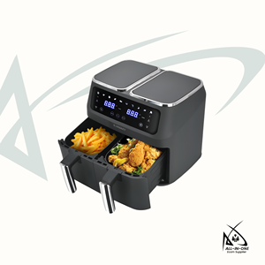 Freidora de Aire Eléctrica Compacta Sudex Mini, Pantalla LCD, Fácil de Limpiar, Multifunción, Doble Cesta, Cocina Saludable para el Hogar - Product Image 6