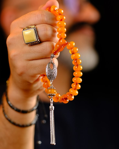 Chapelet de prière religieux en perles de résine, Tasbih, personnalisable, combinaisons de couleurs, fait main, écologique, taille sur mesure - Product Image 6