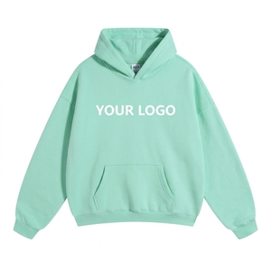 Sweat-shirt à capuche unisexe surdimensionné 100% coton, impression de logo personnalisé, broderie, sweat-shirt de luxe, vêtements de marque streetwear - Product Image 3