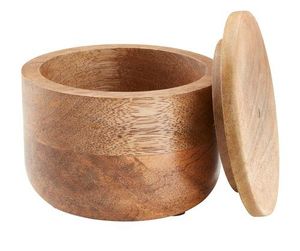 Pot en bois avec couvercle pour une organisation écologique de la cuisine et un rangement sans plastique pour le garde-manger - Product Image 6